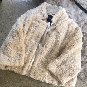 faux fur jacket